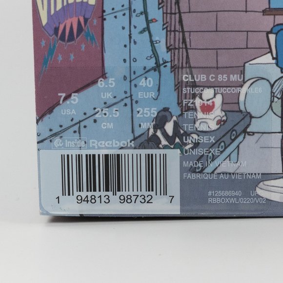 Reebok Club C 85 x Illumination's Minions Vicious 6 FZ1914 Suede Leather Sneaker - Picture 12 of 13